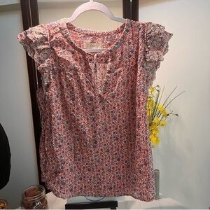 BOHEMIAN Ruffled Sleeved Top